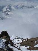 Abstieg Aletschhorn Südwestgrat