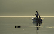 Fischer auf dem Greifensee