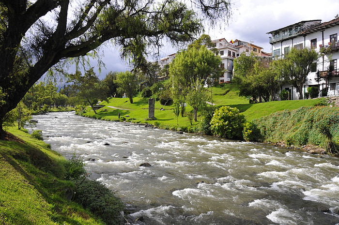Fluss Tomebamba in Cuenca