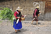 Spinnerinnen in Piscobamba
