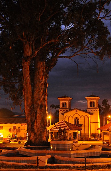 Plaza de Armas von Piscobamba