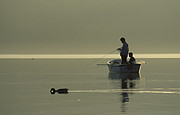 Fischer auf dem Greifensee