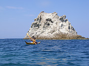 Seekajak beim Capo d'Enfola